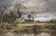 Benjamin Williams Leader A gleam before the storm oil on canvas
